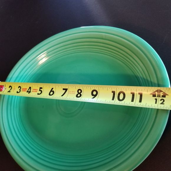 Fiestaware Green Oval Serving Platter Dish Homer Laughlin 12"x 10" - Picture 5 of 8